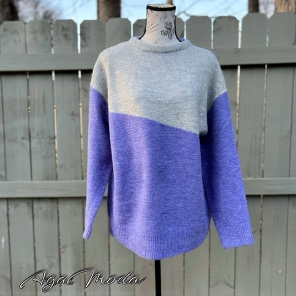 Kerisma Soft Color Block High Neck Sweater - image 2